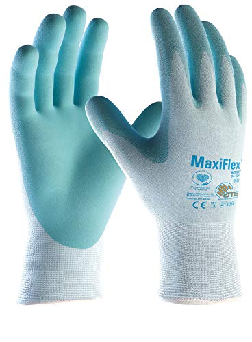 ATG 34-824 - Guanti di montaggio MaxiFlex Active azzurro, 8 (M)
