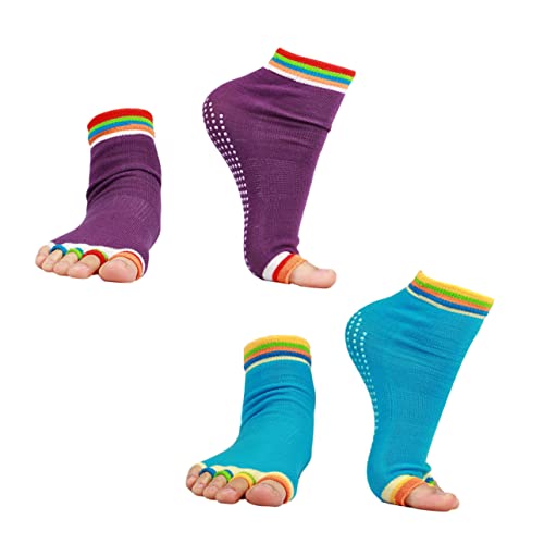 2-Pair-Silicone-Socks-Yoga-Socks-Dancing-Socks-Anti-slip-Socks-Sports-Socks