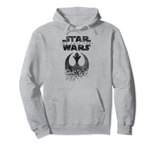 Star Wars Last Jedi Rebel Logo Disintegrated Pullover Hoodie