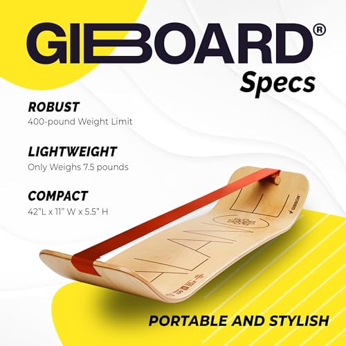 GIBBON SlackBoard durable wooden balance board