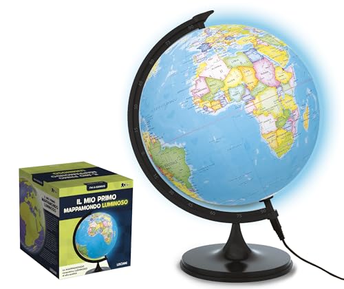 Liscianigiochi- I'm a Genius Il Mio Primo mappamondo Luminoso, 105519, Multicolore