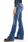  Meltin\'Pot Nika Bootcut Jeans, Blu (Denim Blue), W30/L34 (Taglia Produttore:30) Donna