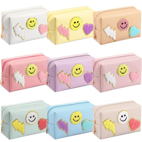 Trousse de maquillage pour femme Chunful : lot de 9 pour vos voyages