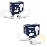 2Pack Dusk to Dawn Light Bulbs 6000K+2Pack...