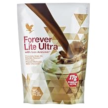 Forever Living - Lite Ultra Chocolate Protein Shake Mix with Aminotein, Low Carb Drink for Lean Muscle Mass, 13.2 oz