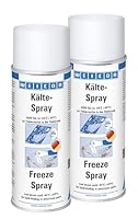 WEICON Kälte-Spray 400 ml gezieltes Abkühlen auf bis zu -45°C, 2er Set