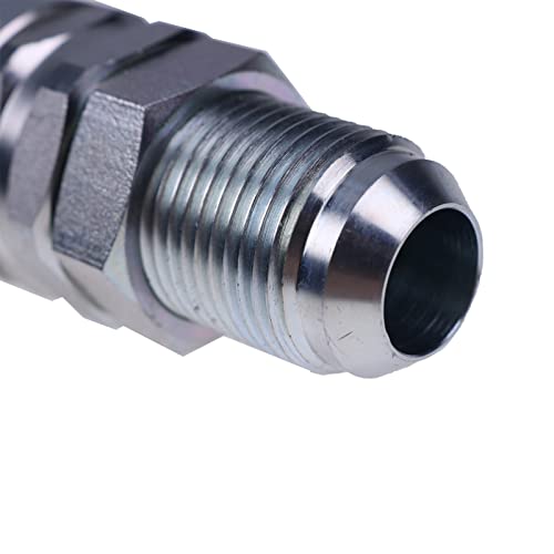 Image of JZGRDN Female Hydraulic Flat Face Quick Coupler KV11305 Compatible with John Deere 240 250 313 315 317 318 319 320 323 CT315 CT322 110 210 310 315 324 410 710 210 244 304 324