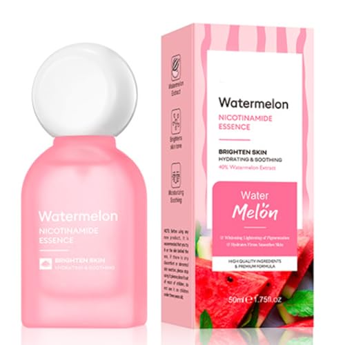 FEESHOW Daily Skin Care Serum with Watermelon, 50ml Hydrating Moisturizer for Face Pink One Size
