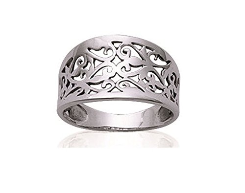 Les Plaisirs de Stella Bague en Argent 925/000 - Femme - Arabesque Filigranne
