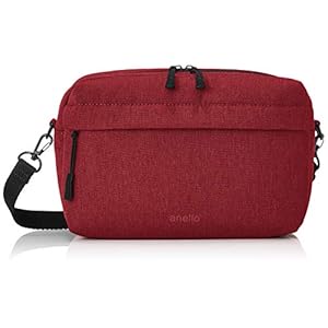 [アネロ] ミニショルダーバッグ 撥水 斜めがけ 小さめ SUBSIST AHC3534 レディース ボルドー