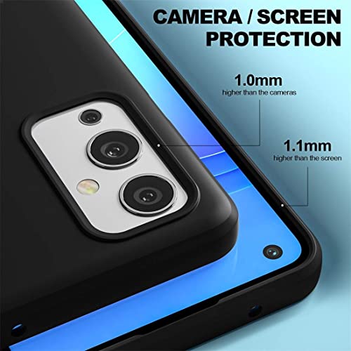 Image of Mobile Back Cover Case for Oneplus 9 (Silicone Case|CameraProtection|Black SC1510)