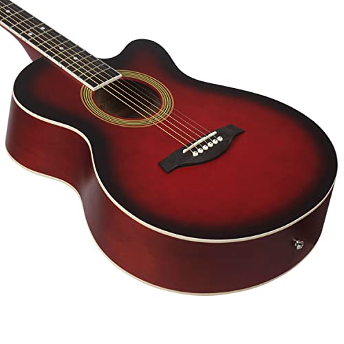 MEIeynt Kit de démarrage pour Guitare Acoustique 6 Cordes Guitarra Acustica Bundle Pack avec Ensemble de Corps en Coupe… - Les Beatles, Paul McCartney, John Lennon, RIngo Starr, George Harrison MEIeynt Kit de démarrage pour Guitare Acoustique 6 Cordes Guitarra Acustica Bundle Pack avec Ensemble de Corps en Coupe… – Image 4