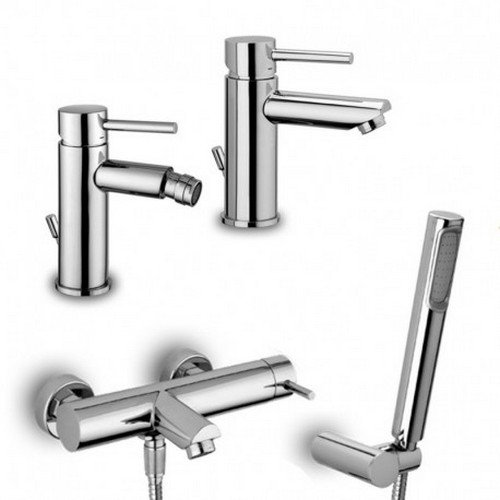 Paffoni Stick miscelatore lavabo c/scarico + bidet...