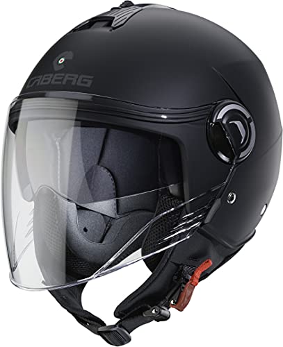 Caberg Riviera V4 Casco Jet, Adultos Unisex, Negro Mate, XXL