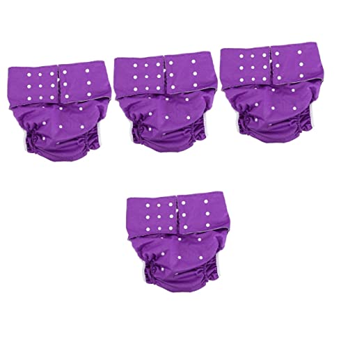 GLEAVI 4 Piezas Para Orinar En La Cama Discapacitados Antifugas Antisanitarios Pantalones Simples Viejos Menstruales Y Ancianos Fugas Cuidado De Adultos Anti-Pañales Cómodas