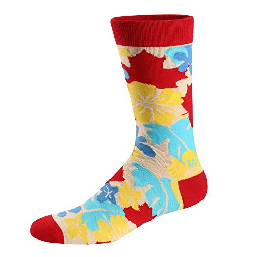 Ueither Chaussettes Fantaisie Homme Coton Peigné Confortable et Respirante Socks Socquettes,Multicolore 7,38-44 – vue 5