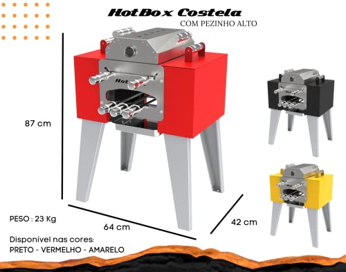Churrasqueira Para Apartamento Sem Fumaça Hotbox Costela