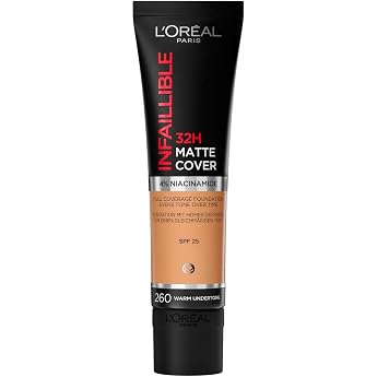 Infaillible 24H Matte Cover Foundation 260-Golden Sun