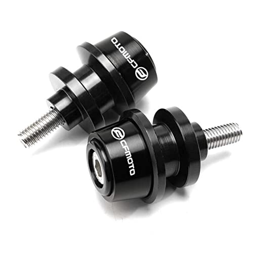 Mowok Fits For Cfmoto 150Nk 250Nk 250Sr 400Nk 650Nk 400Gt 650Tr-G 650Mt 800Mt Accessories Motorcycle M10 Swingarm Spools Slider Stand (Black) #TOP1