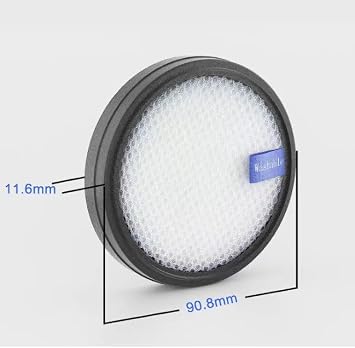 Chuancheng 2Pcs Vacuum Cleaner Dust HEPA Filter for PrettyCare W200 Wireless Vacuum Cleaner Filter Replacement Parts