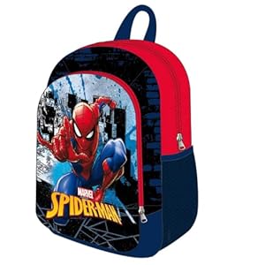 CERDÁ LIFE’S LITTLE MOMENTS Mochila Escolar de Spiderman para Niño en Primaria Adaptable a Carrito, Espalda Ergonómica y Asas Ajustables, Material Unisex niños, Multicolor, Talla única