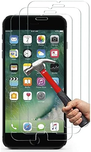 SFthingsss Glass Screen Protector Compatible for iPhone SE 3/2 (2022/2020 Edition), iPhone 8, iPhone 7, iPhone 6s, and iPhone 6, Tempered Glass Film, 3 Pack