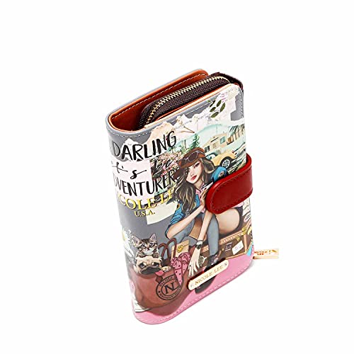 Nicole Lee Trifold Phone Case Crossbody Wallet (Journey Of Stephanie) #TOP4