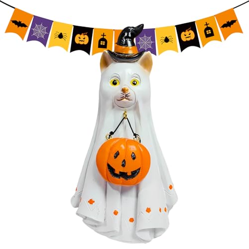 Estatua fantasma de resina de espíritu animal, el regalo ideal para Halloween 2