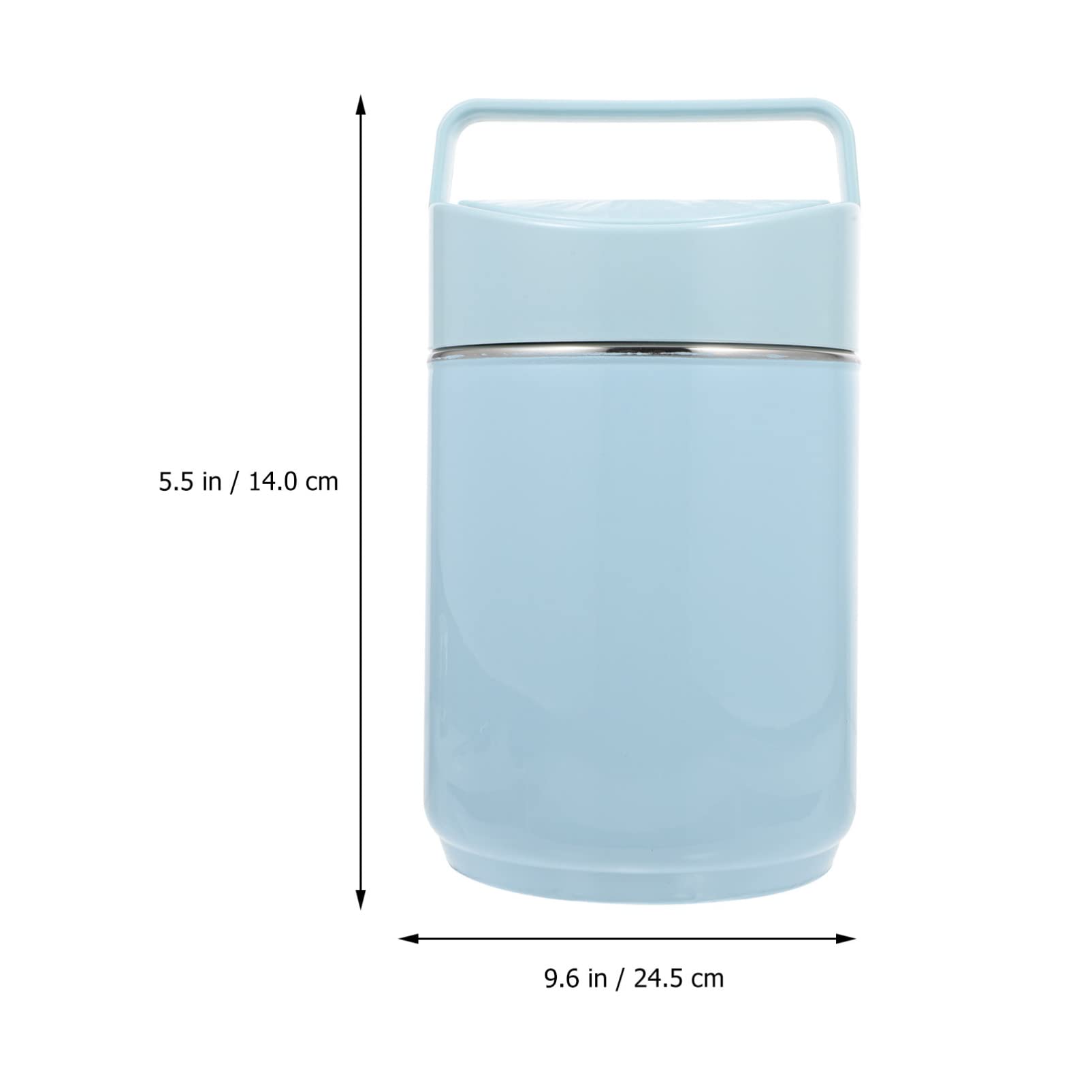 LABRIMP Récipient à Lunch Acier Inoxydable à Couches pour Adultes Boîte de Stockage Alimentaire Pratique Couleur Bleu