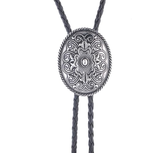 Image of Jeilwiy Bolo Tie for Men, Western Bolero Tie Cowboy Ties Native American Cowgirl Bolo Tie Accessories for Men Women
