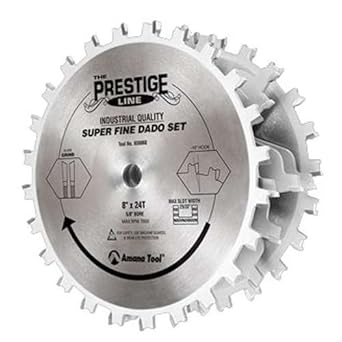 Amana Tool 651030 Carbide Tipped Dado 10 Inch D x 24T ATB/FT