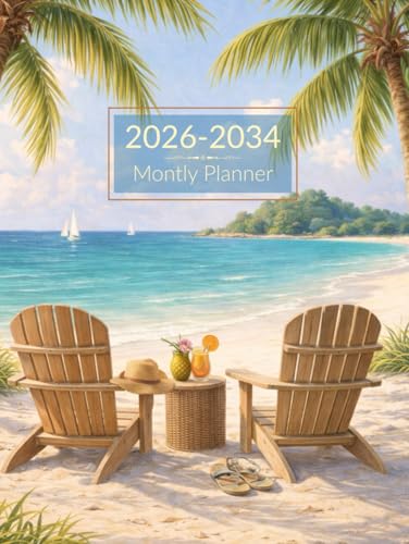 2026-2034 Monthly Planner: 9 Year Organizer for Goals, Tasks and Habits image 2