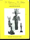  1 CATALOGUE DE VENTE AUX ENCHERES - ARCHEOLOGIE