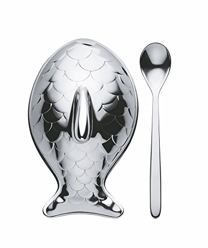 新品　Alessi Colombina fish salt cellar Fish Salt Cellar + Hawaiian Sea Salt — 8knots
