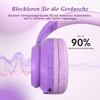 TONOSHARK Kopfhörer Kinder Bluetooth | Noise Cancelling Kopfhoerer Kinder – Ansicht 3