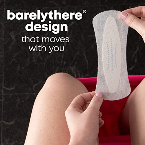 U By Kotex Barely There Thin Panty Liners, Light Absorbency, Long, Unscented, 450 Count (5 Packs Of 90) (Packaging May Vary) #TOP4