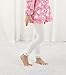 DREAMHALO Toddler Girls' Leggings-Viscose Made from Bamboo, Soft Pants Ruffle Bottoms Leggings White 5T