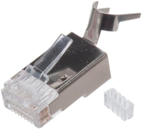 Vertical Cable Cat6 and Cat6A Shielded RJ45 Modular Plug -100 pcs