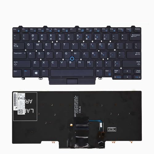 (�C�������p) �K�p����DELL Latitude 3340 E7450 E5450 E7470 E5470 3350 5490 5480 E3340�Ή��p�m�[�g�p�\�R���p�L�[�{�[�h�p��z�� �o�b�N���C�g�t��