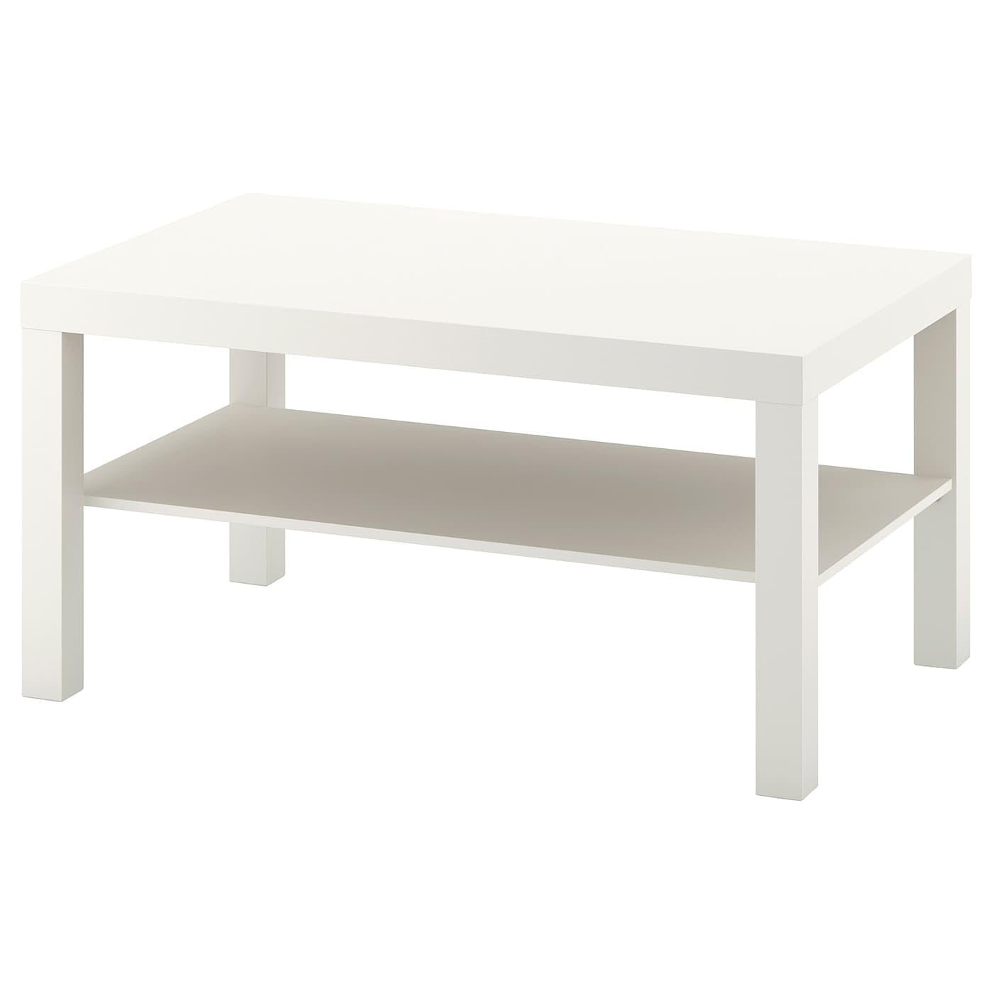 Discount Seller White Coffee Table - Perfect Minimalist Coffee Tables for Living Room, Durable and Easy to Maintain, Ideal for Small Space Living Room Coffee Table for Chic Décor (90x55cm)