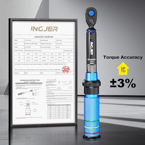image for INGJER Torque Wrench, UPGRADE Mini 1/4
