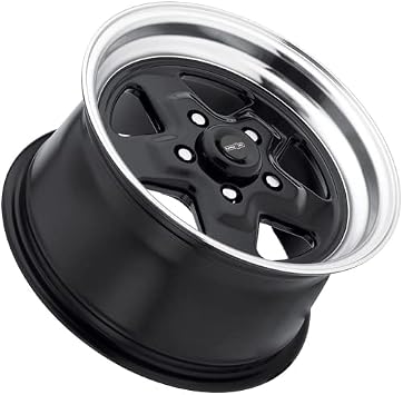 Vision 521H Nitro Black with Polished Lip Wheel with Polished Finish (15x8/5x127mm)