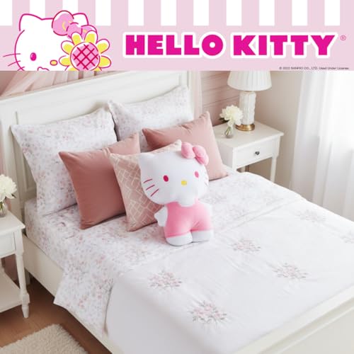 Hello Kitty Pink Plush Cuddle Pillow Buddy, Kids Bedding Super Soft & Cozy, (Officially Licensed Product) by Franco by Franco - Used condition - Image 4