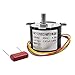 50KTYZ AC 110V Permanent Magnet Motor 6W Speed Reducer Motors Controllable Positive And Negative Inversion (Size : 110VAC-60rpm)