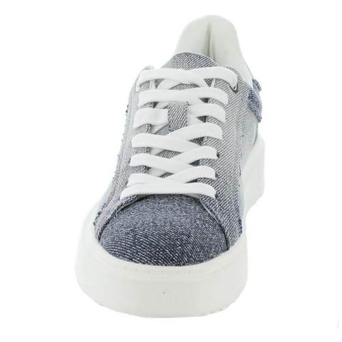 Steve Madden Women's Charlie Sneaker, Denim, 7.5
