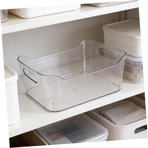 Boîte de rangement plastique PET lavable avec poignées intégrées - 7
