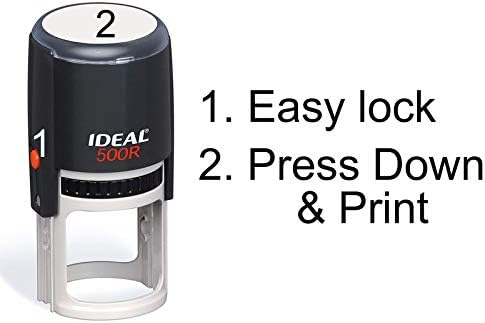 Miniatura 6 de Sello de ingeniero de autoentintado, sello de goma personalizado, sello de tinta ideal para 500 sellos redondos de goma para el estado de Colorado