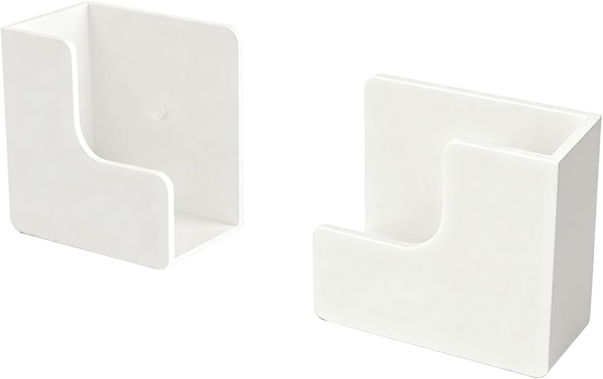 Soporte de báscula montado en la pared, organizadores resistentes ABS para baño, cocina, gimnasio, almacenamiento