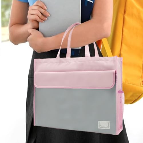 Bolsa para documentos A3 maletín organizador impermeable portátil multibolsillos 3