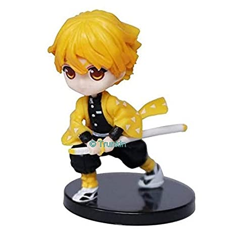 Trunkin Demon Slayer Zenitsu Action Figure for Kids | Anime Kimetsu Yaiba Figurine Toy